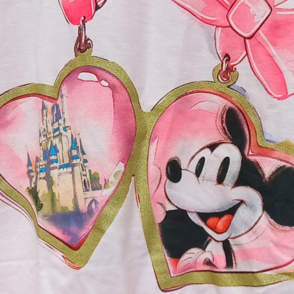 Walt Disney World Pink Cinderella Castle Shirt - Picture 5 of 15
